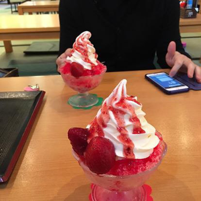 いちごかき氷